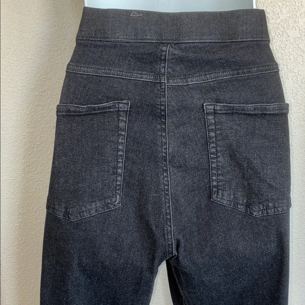 ZEZA B Jeans, Black, Fringe, Skinny, High-Waisted, Stretchy, Pull-on. XL - Picture 9 of 17